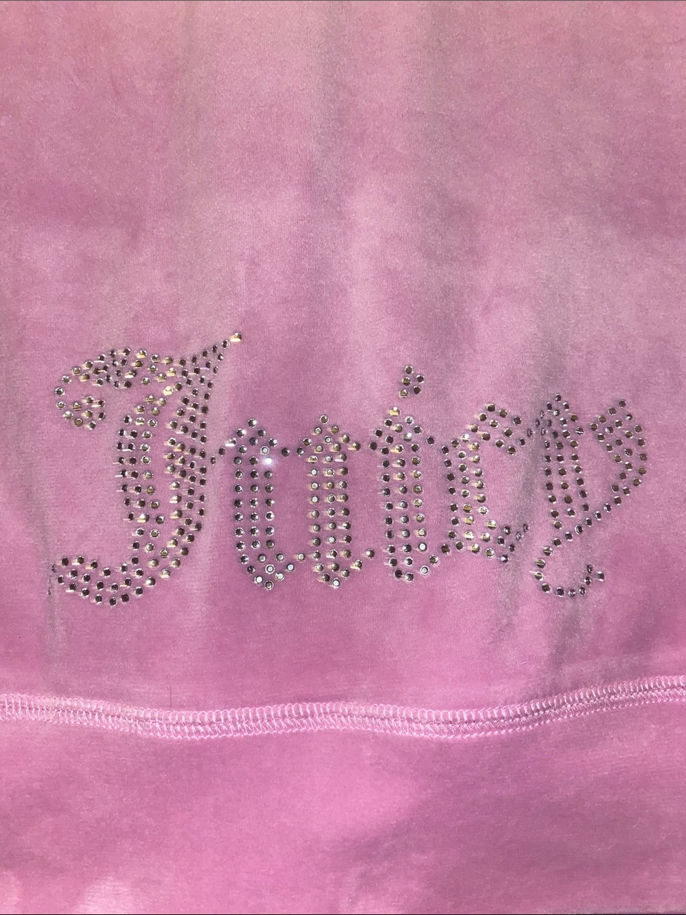 Juicy Couture Pink Velour Short Sleeve Hoodie & Shorts Set - Picture 2 of 7